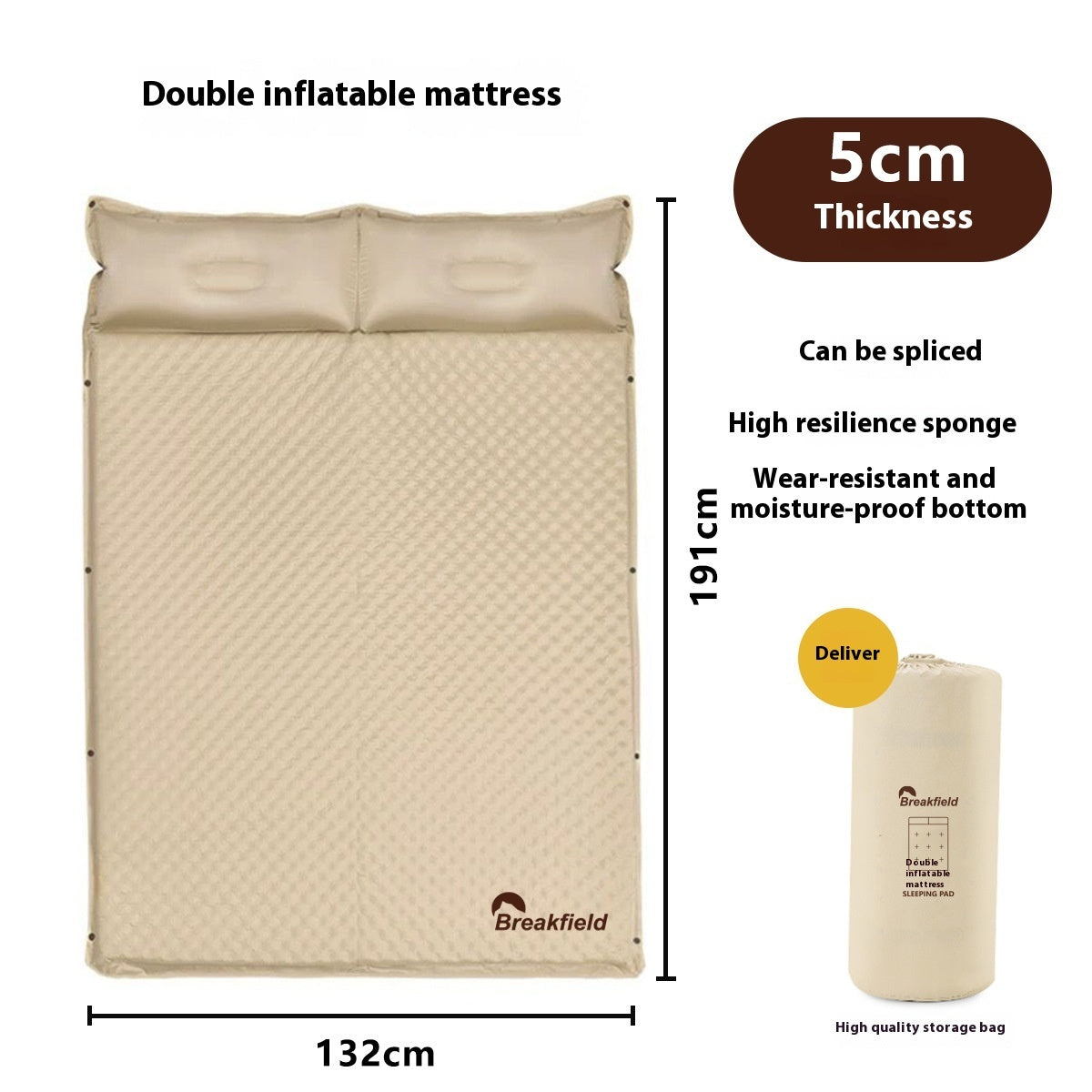 Holiday Camping Airbed - Outdoor Comfort