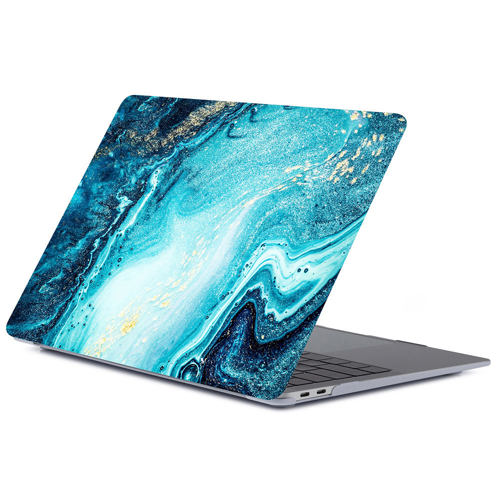 Notebook marmorerat frostat skyddsfodral