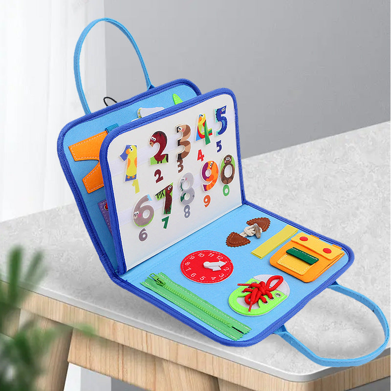 Tableau d'apprentissage en feutre pour enfants, éducation précoce