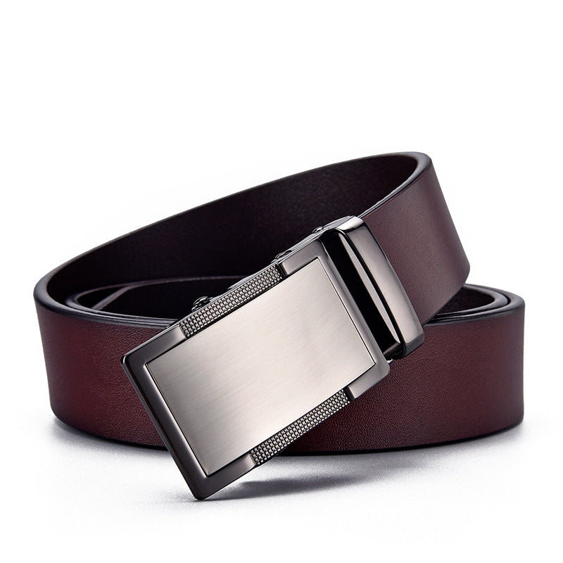 Men's Two-Layer Leather Belt - Premium Construction