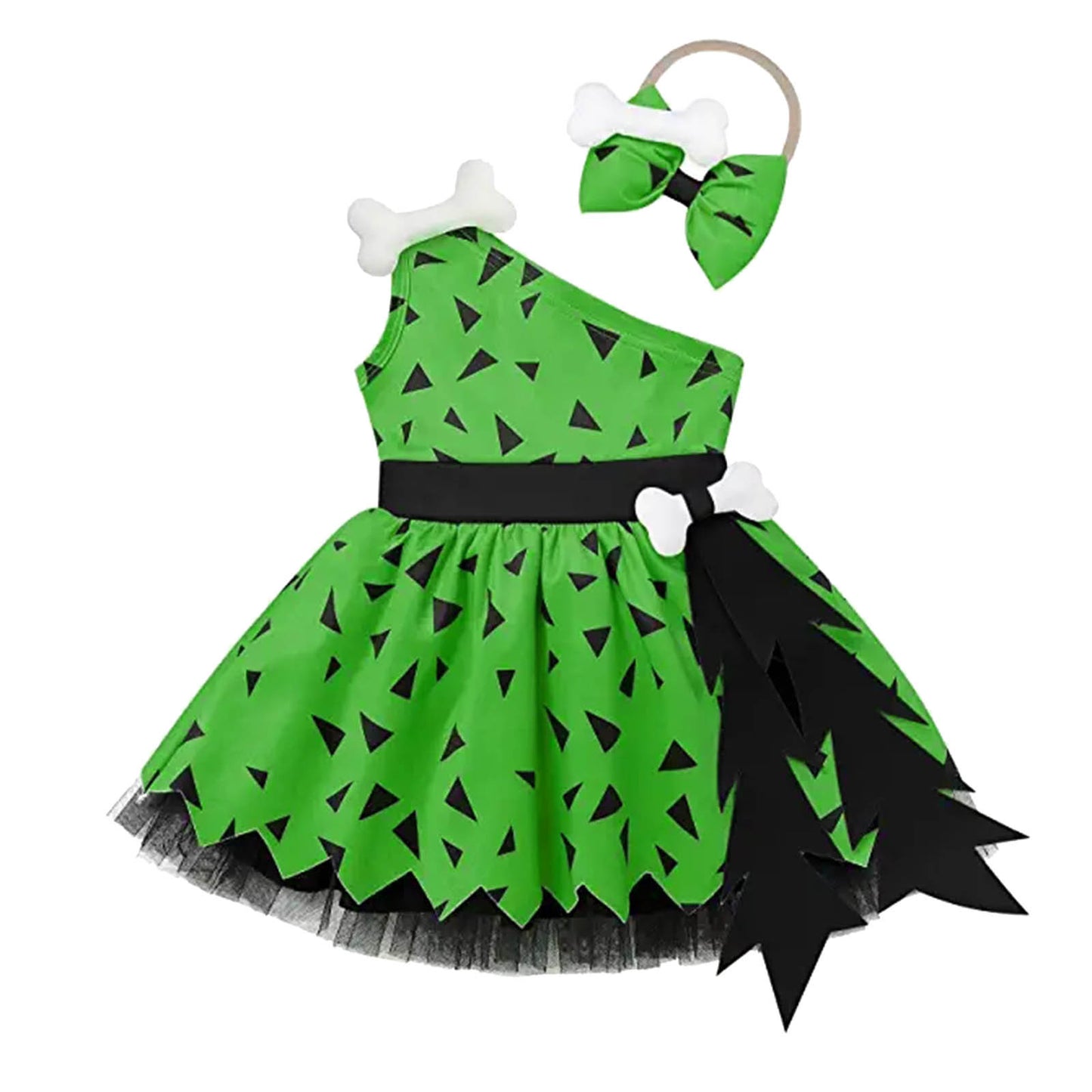 Costume de costume d'Halloween simple en maille pour filles