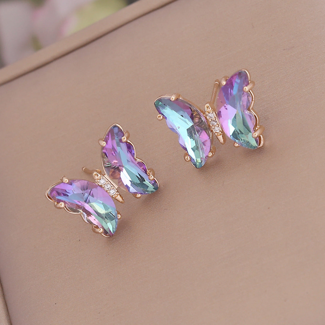 Butterfly Rhinestone Earrings