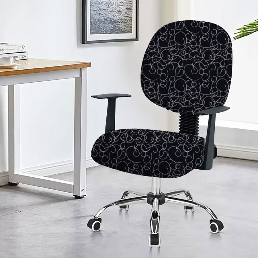 Housse de chaise pour accoudoir d'ordinateur de bureau