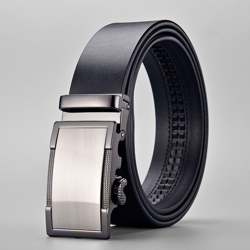 Men's Two-Layer Leather Belt - Premium Construction
