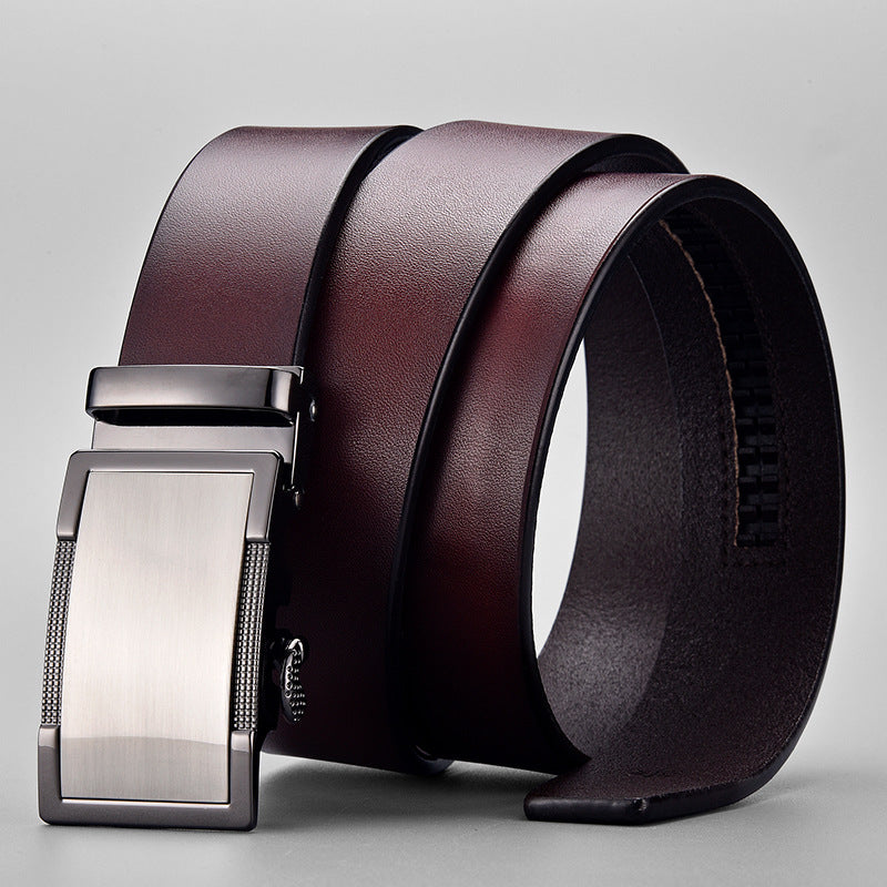 Men's Two-Layer Leather Belt - Premium Construction
