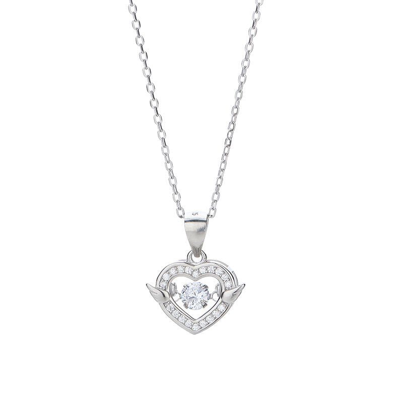 925 Sterling Silver halsband för kvinnor All-match nisch