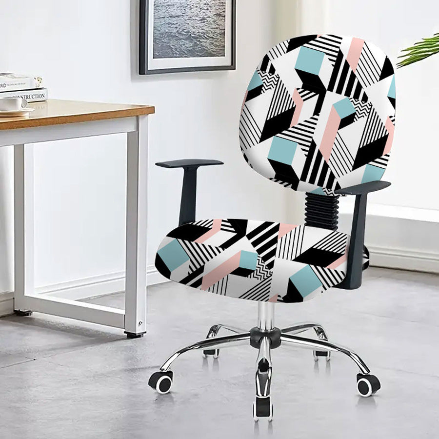 Housse de chaise pour accoudoir d'ordinateur de bureau
