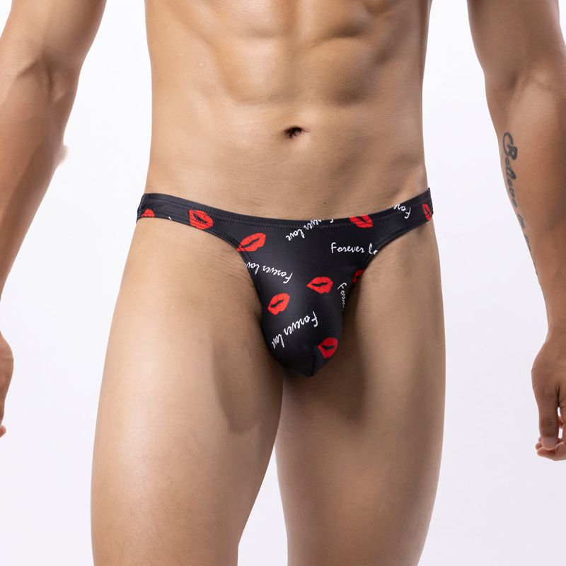 Men's Multicolor Printing Fashion Personality Panties