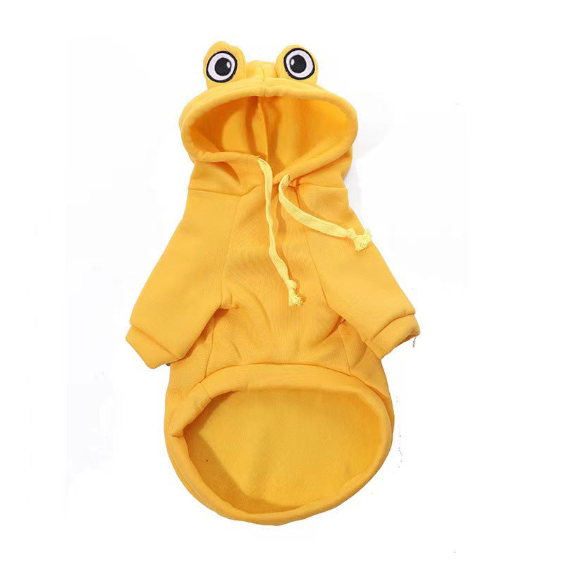 Grenouille chien petit moyen pull polaire vêtements produits pour animaux de compagnie