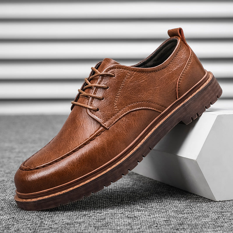 British Tooling Leather Shoes - Casual All-Match - Heritage Collection