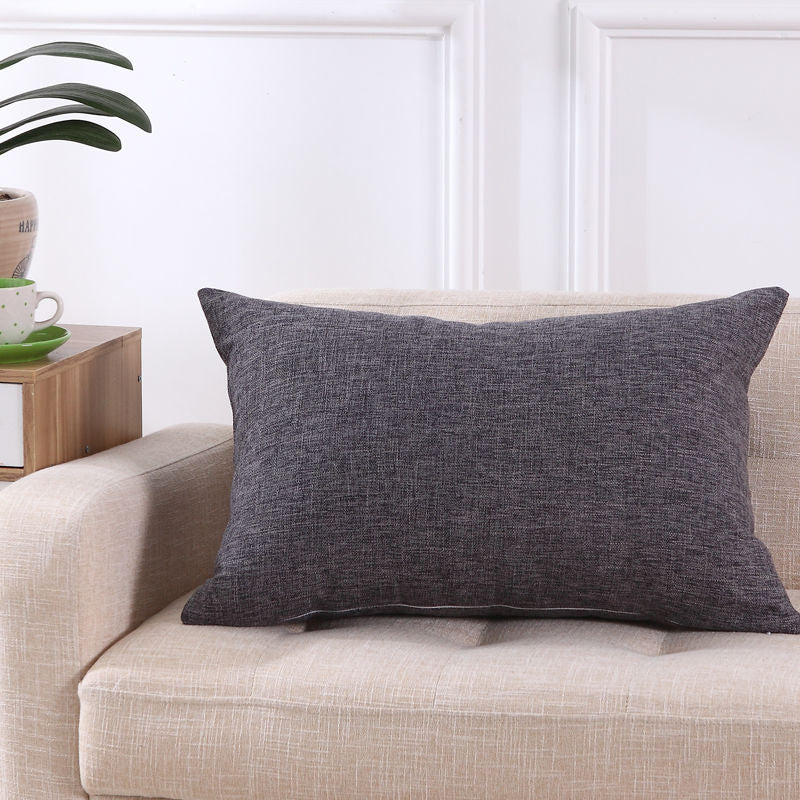 Kudde Soffa Linne Kontor Enkel