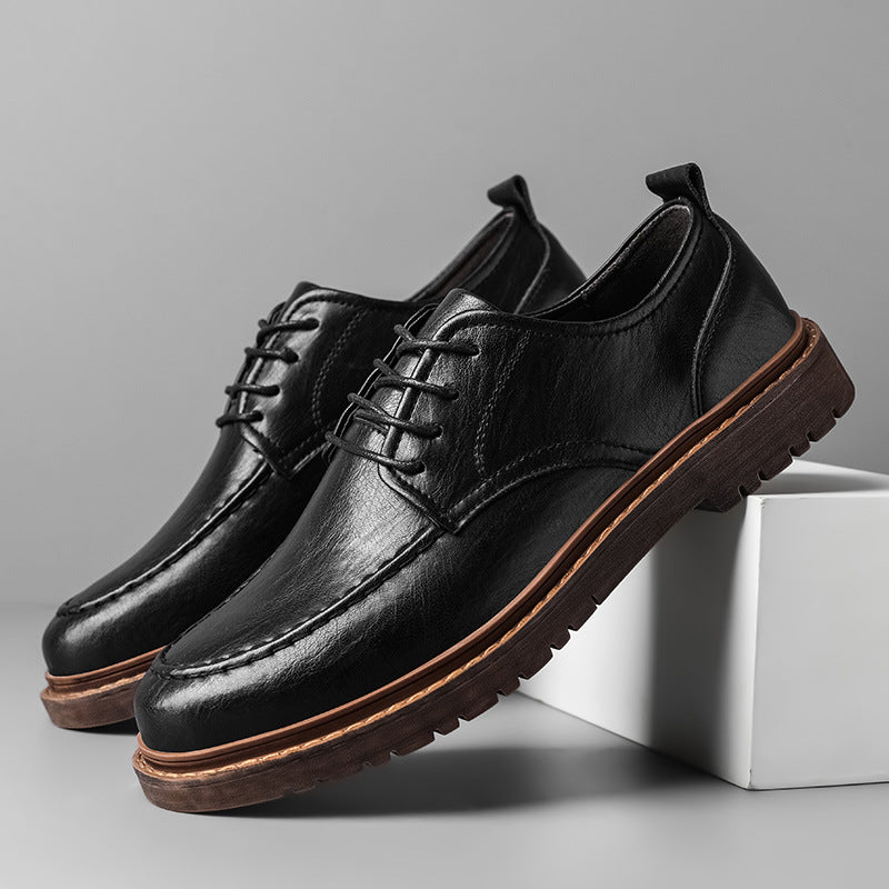 British Tooling Leather Shoes - Casual All-Match - Heritage Collection