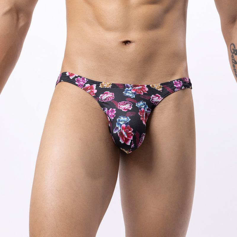Men's Multicolor Printing Fashion Personality Panties