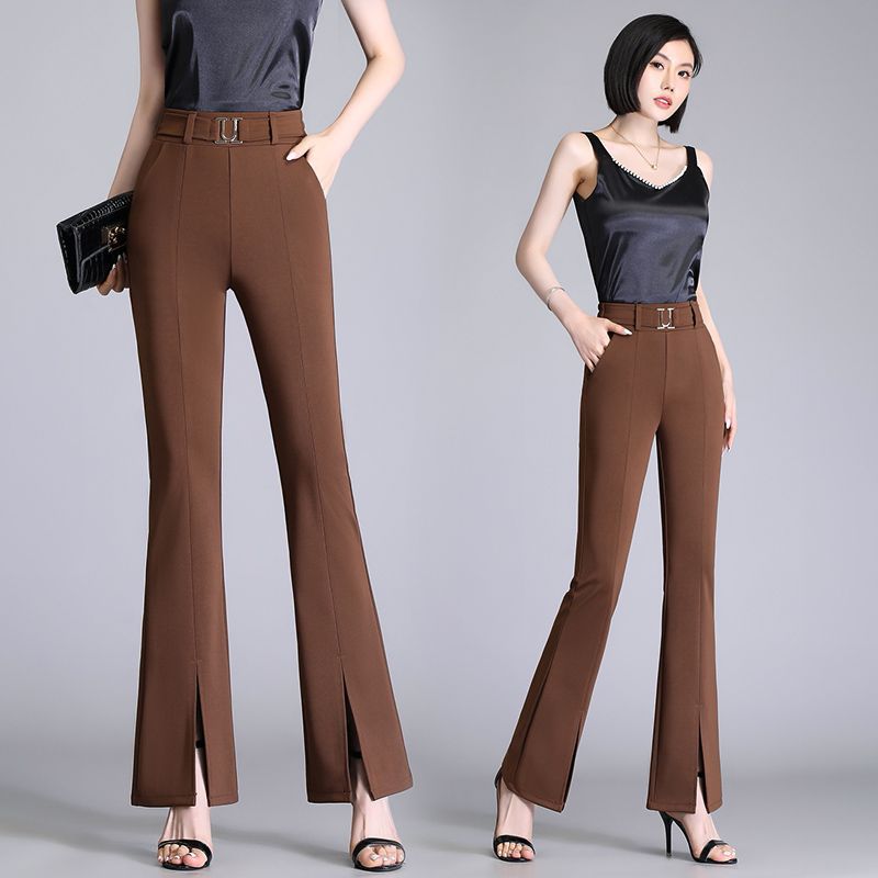 Women's Fashion High Waist Slimming Bell-bottom Pants - Fashionable Slimming