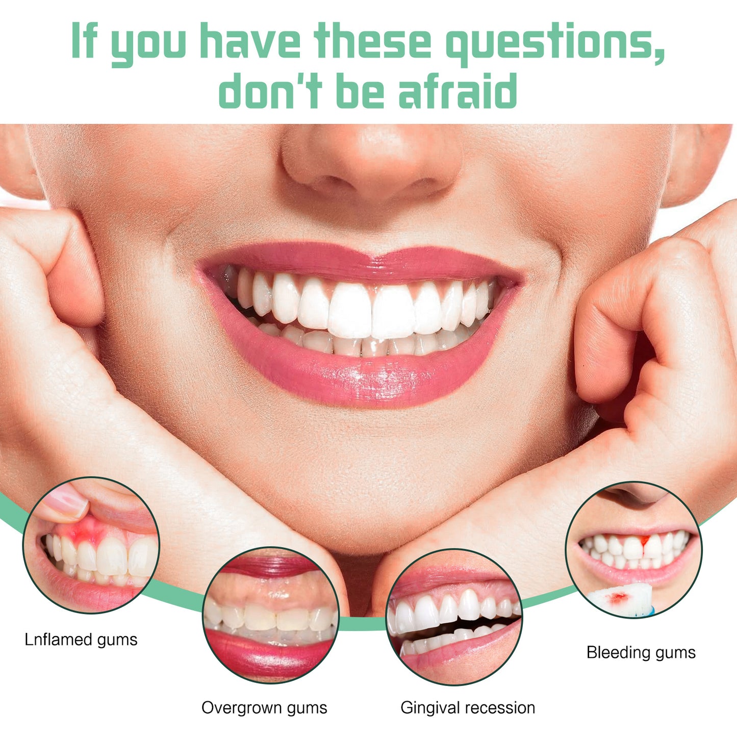 Gouttes de réparation des gencives, soins, soulagement des gencives, mousse parodontale, nettoyage buccal, gouttes