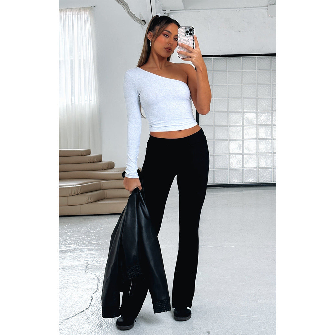 Comfortable Slim-fit Slimming Anti-waist Low Waist Bell-bottom Pants - Enhanced Comfort