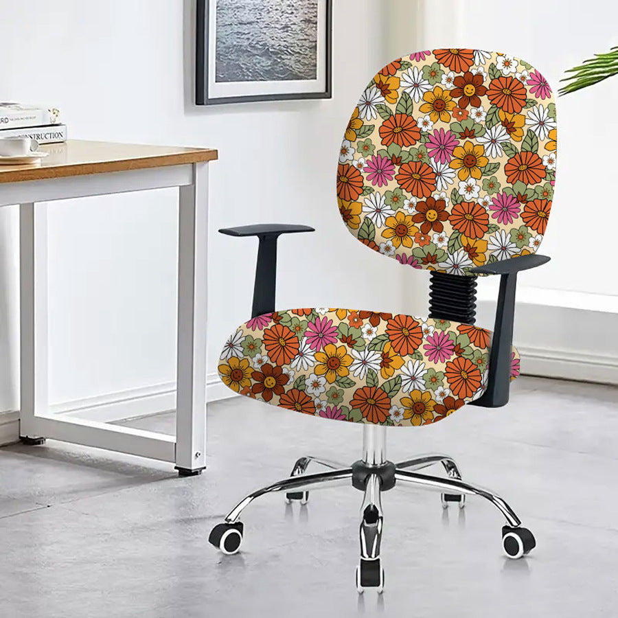 Housse de chaise pour accoudoir d'ordinateur de bureau