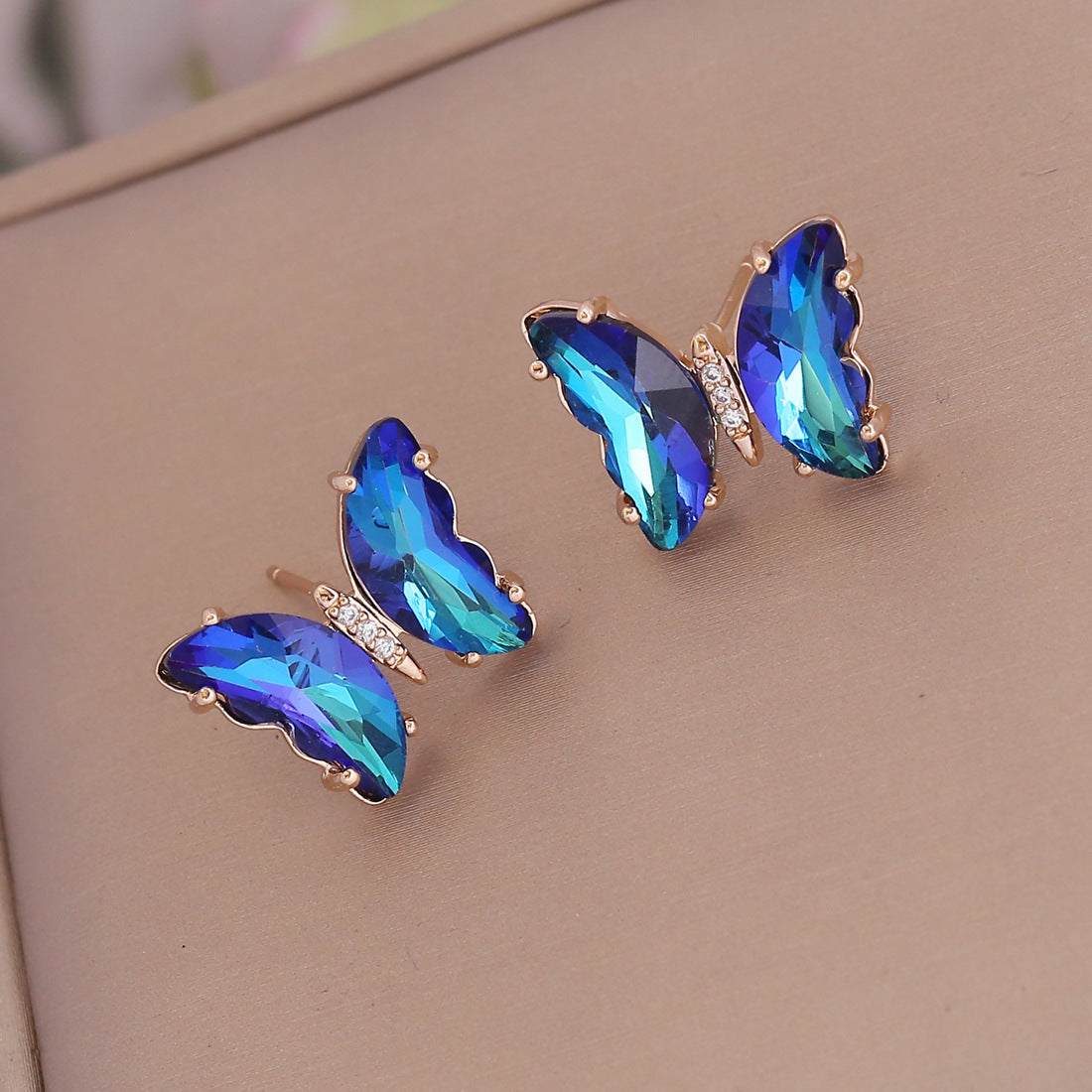 Butterfly Rhinestone Earrings