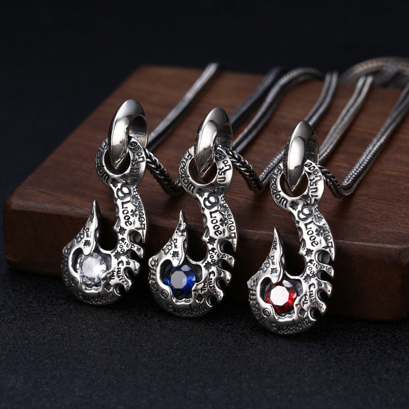 S925 Sterling Silver Necklace Pendant Men