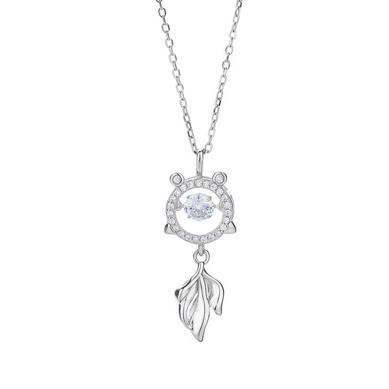 925 Sterling Silver halsband för kvinnor All-match nisch