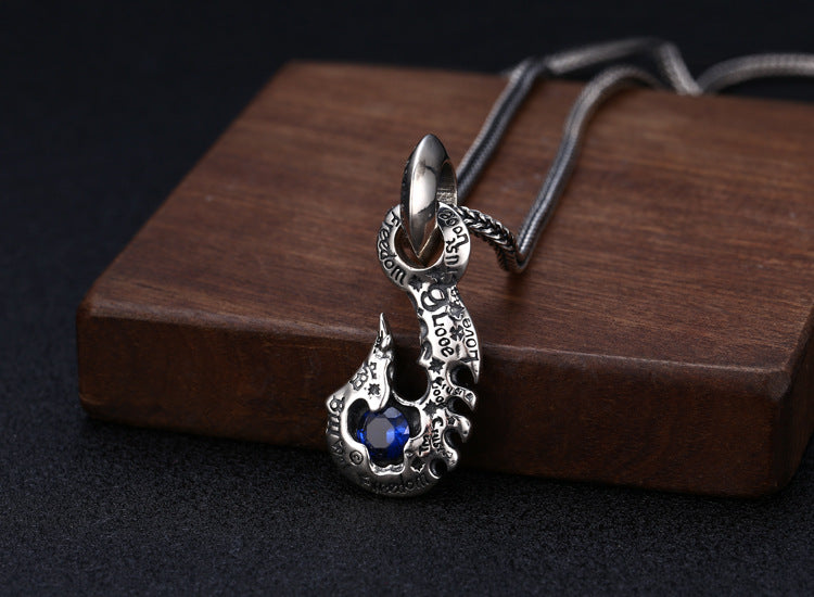 S925 Sterling Silver Necklace Pendant Men