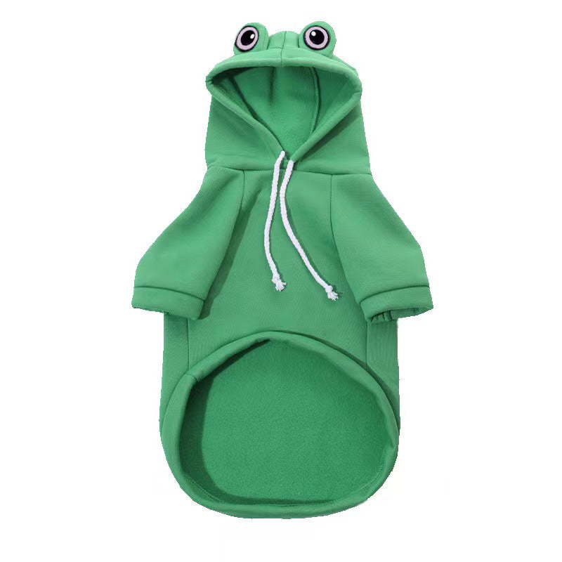 Grenouille chien petit moyen pull polaire vêtements produits pour animaux de compagnie
