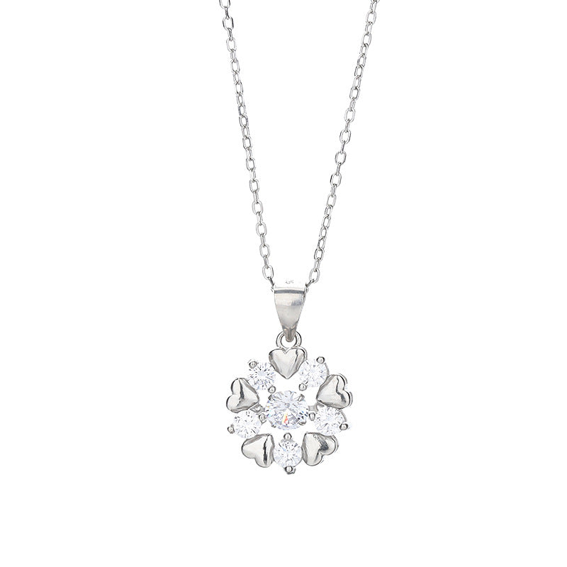 925 Sterling Silver halsband för kvinnor All-match nisch