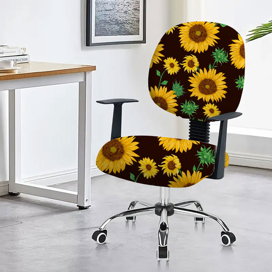 Housse de chaise pour accoudoir d'ordinateur de bureau