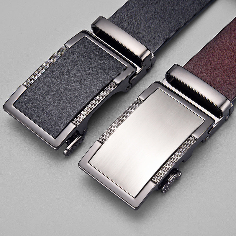 Men's Two-Layer Leather Belt - Premium Construction