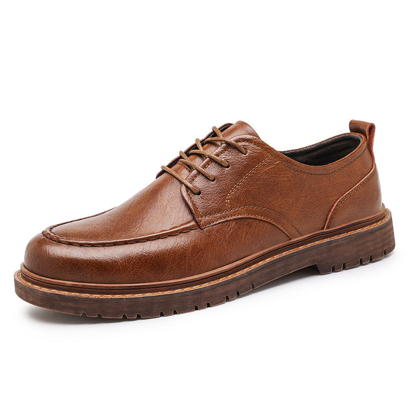 British Tooling Leather Shoes - Casual All-Match - Heritage Collection