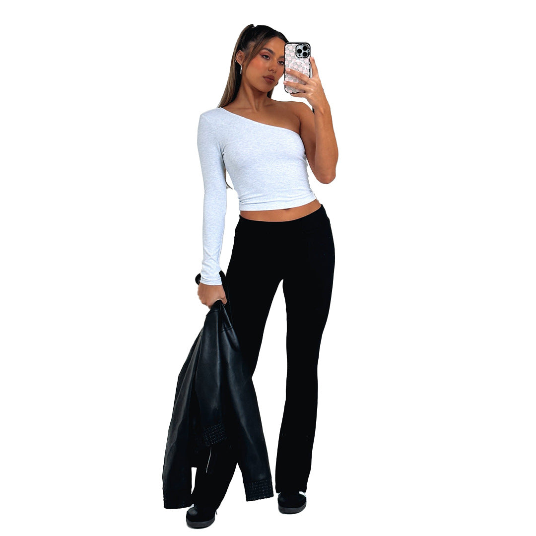 Comfortable Slim-fit Slimming Anti-waist Low Waist Bell-bottom Pants - Enhanced Comfort