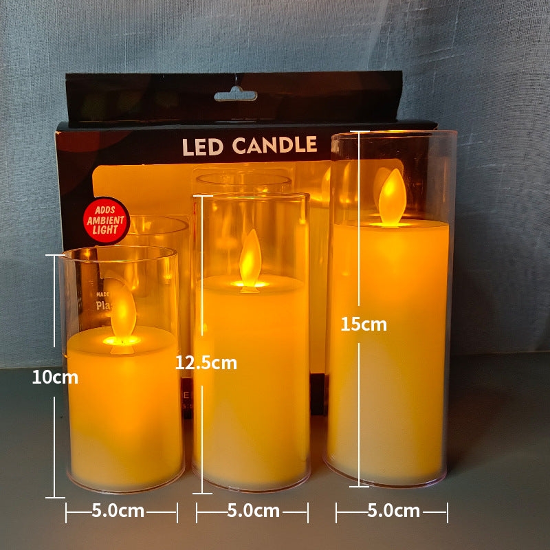 Lampe à bougie électrique Led, simulation avec tasse, décoration de la maison