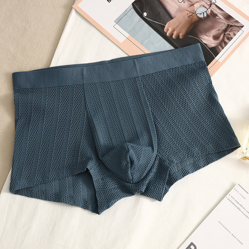 Jacquard Pojkar Enkla Enfärgade Boxershorts