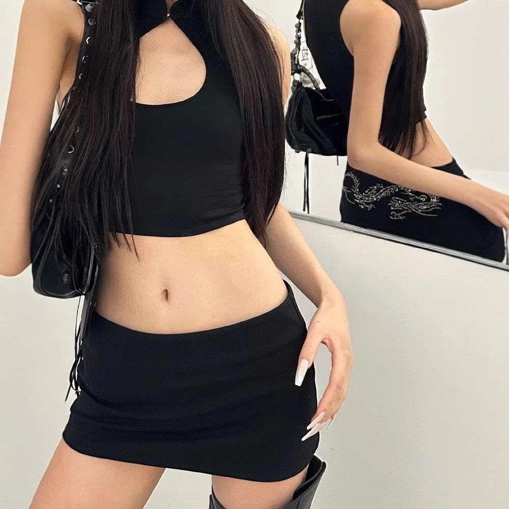 Women's A-Line Hip Skirt - Anti-Exposure Slim Fit Design