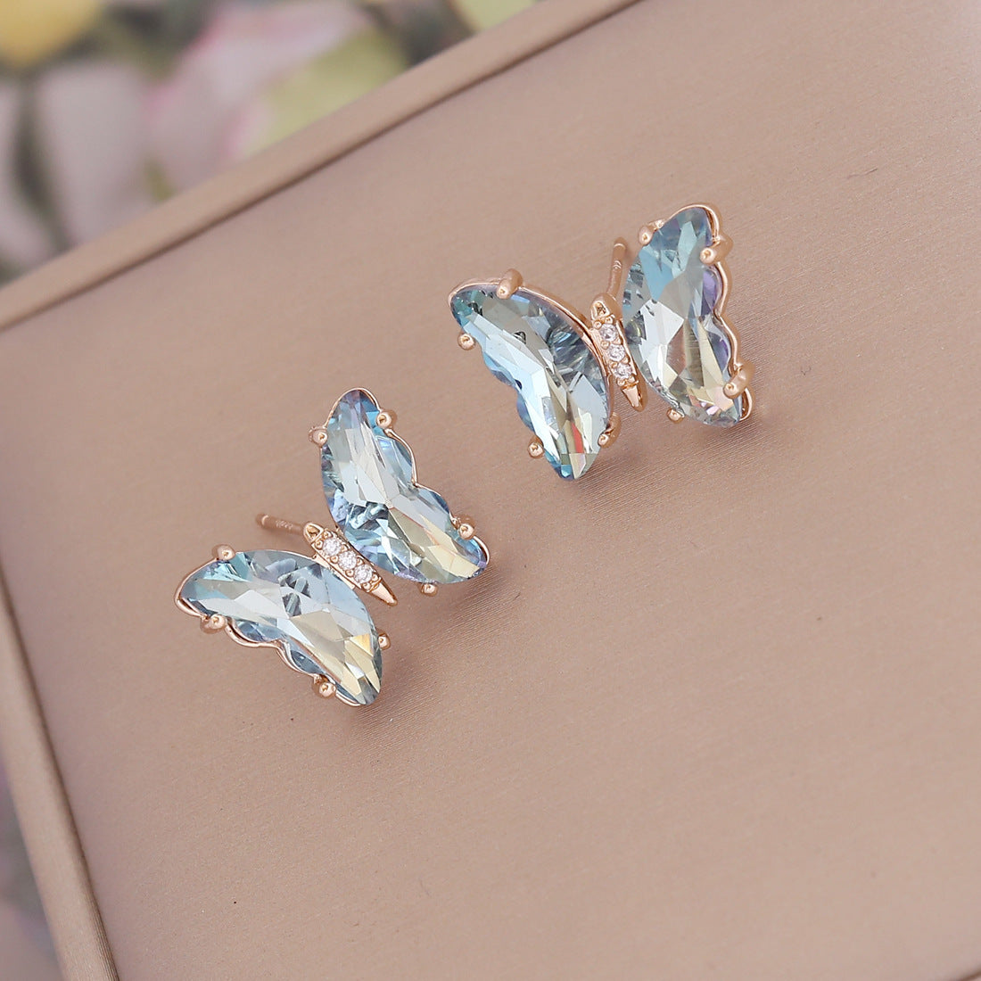 Butterfly Rhinestone Earrings