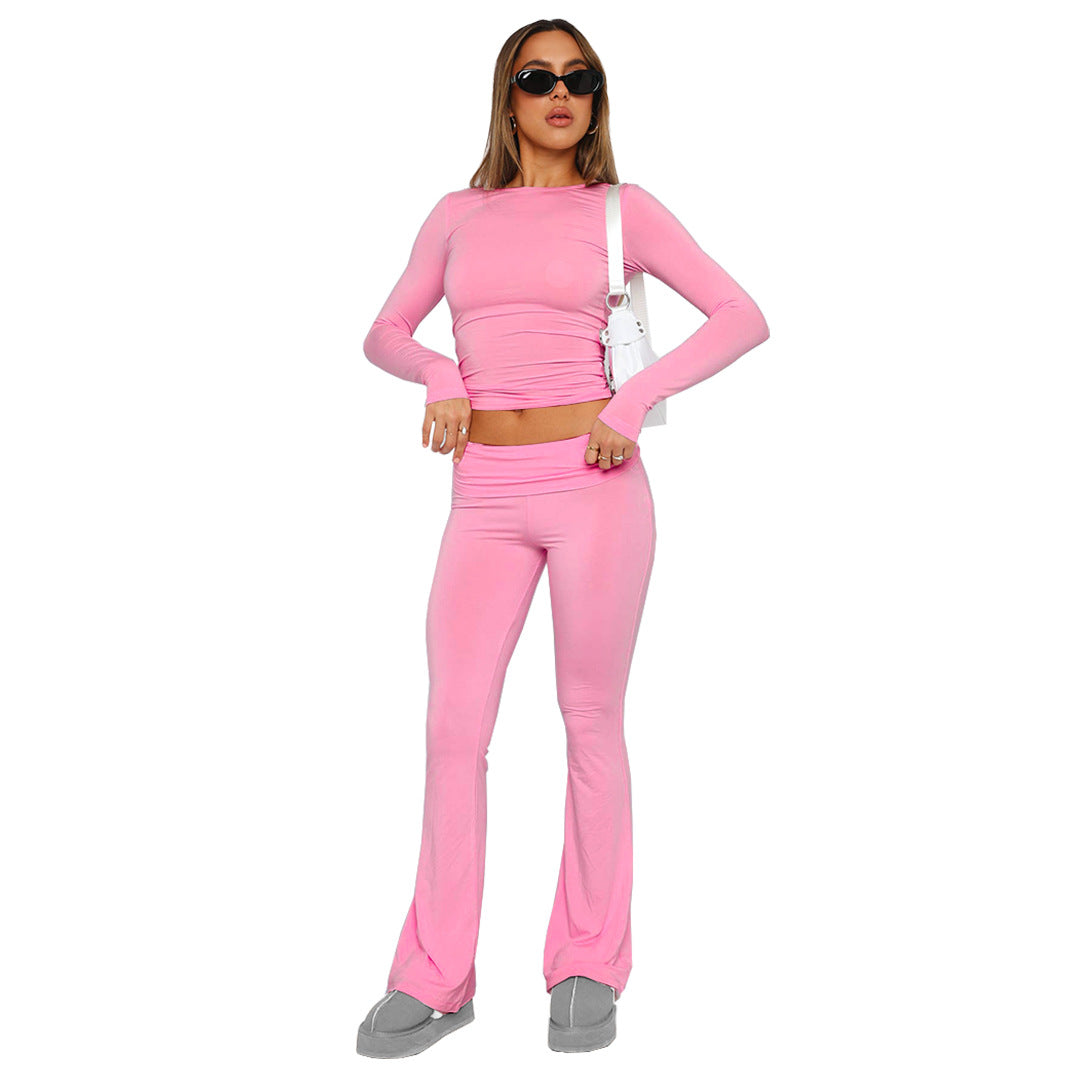 Comfortable Slim-fit Slimming Anti-waist Low Waist Bell-bottom Pants - Enhanced Comfort