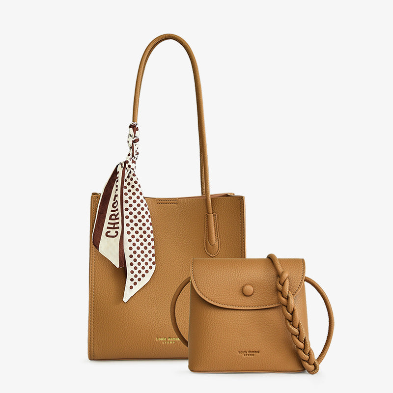 Sacs combinés de grande capacité à texture assortie