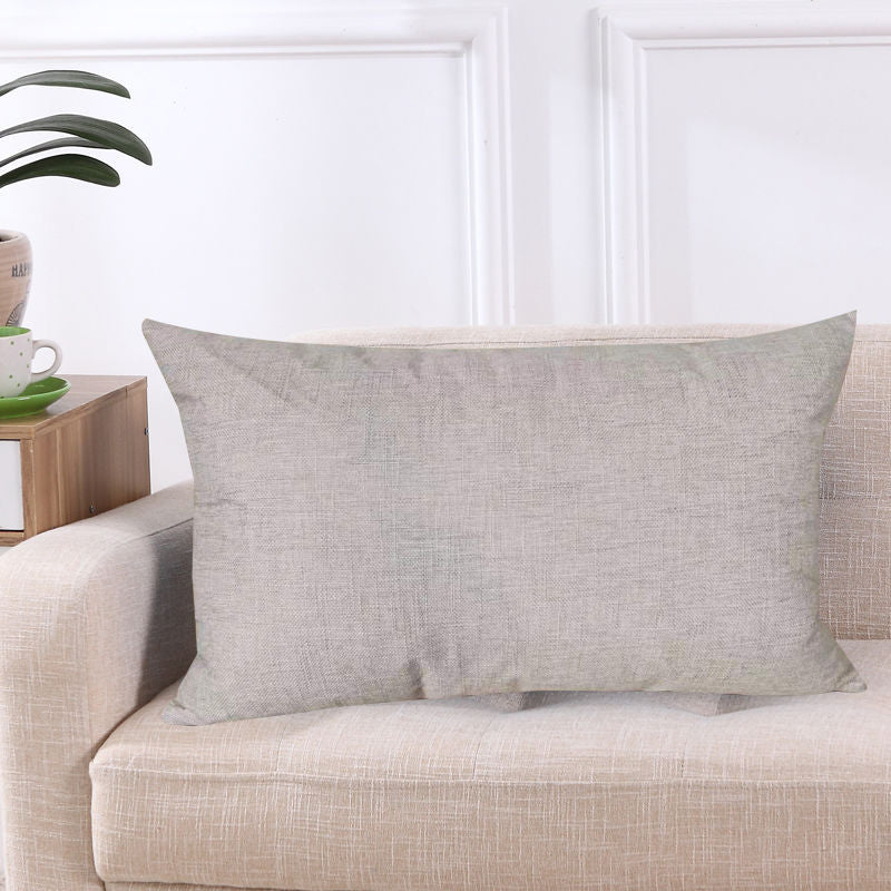 Kudde Soffa Linne Kontor Enkel