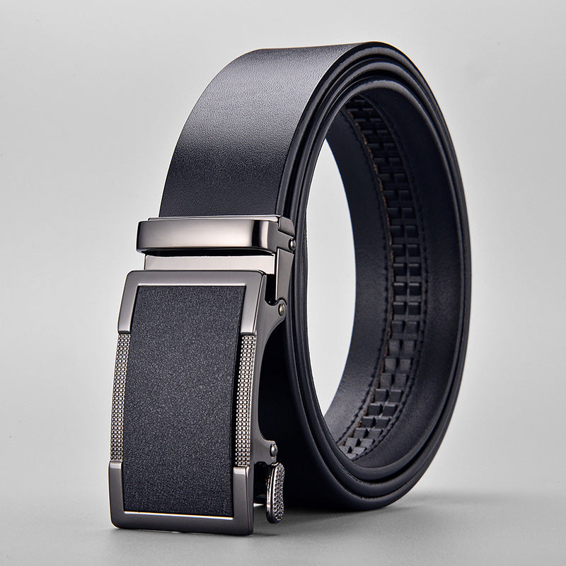 Men's Two-Layer Leather Belt - Premium Construction