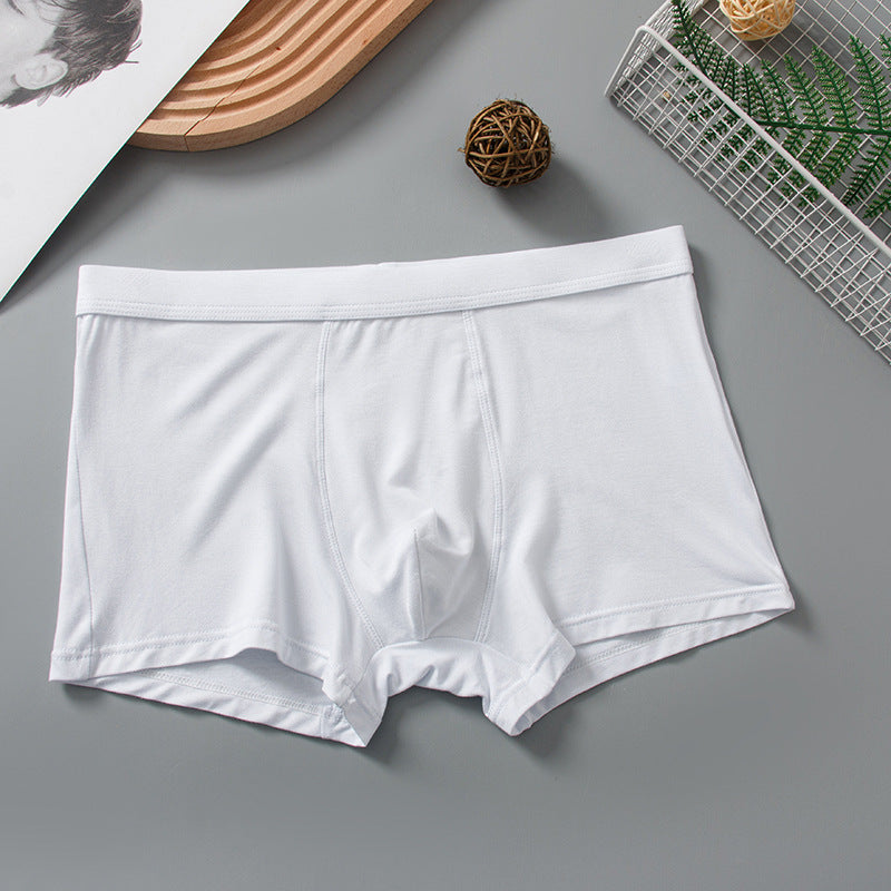 Light-colored Youth White Underwear Men's Boxer