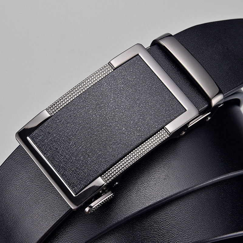 Men's Two-Layer Leather Belt - Premium Construction