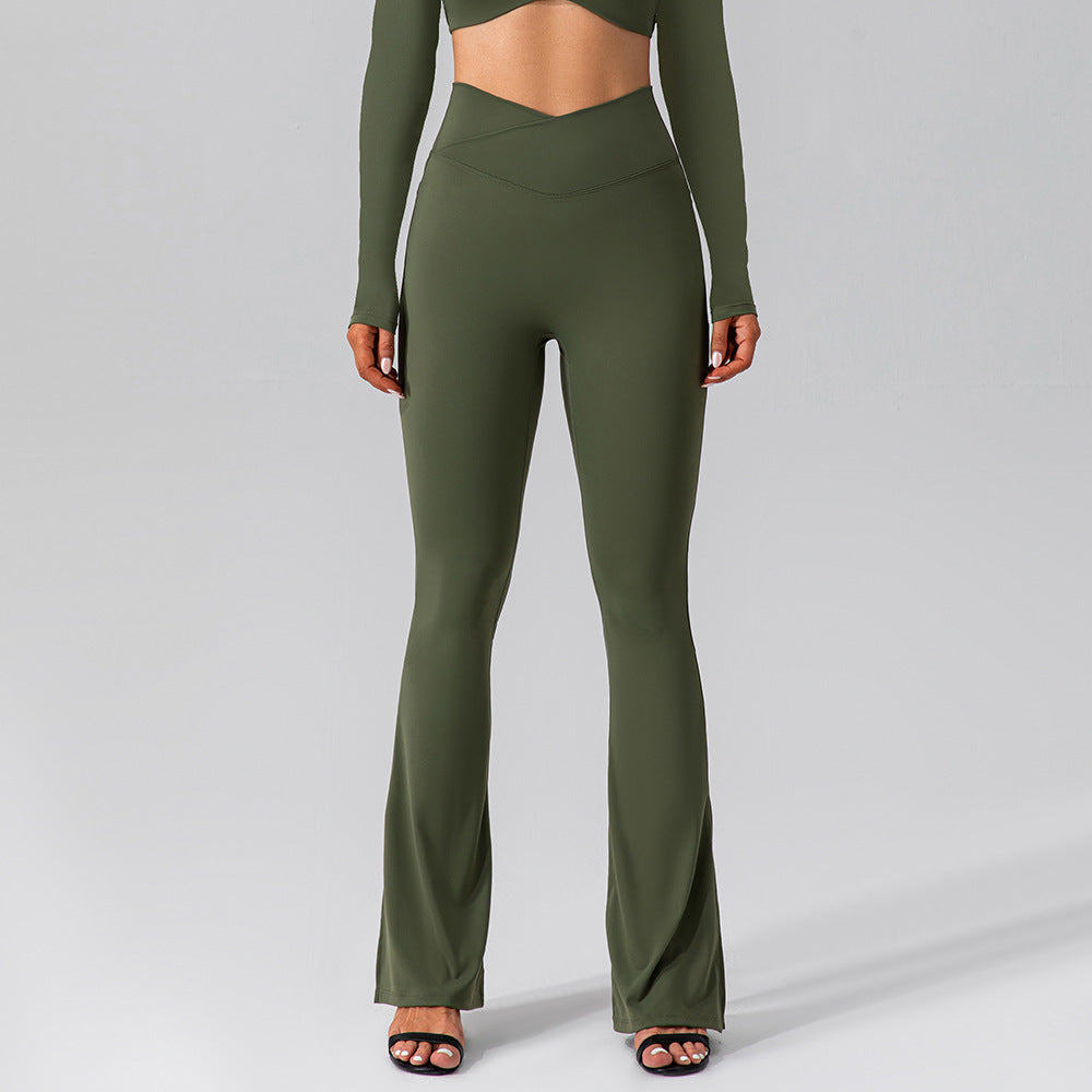 Stretch Yoga Bell-bottom Pants - Flexible Flow