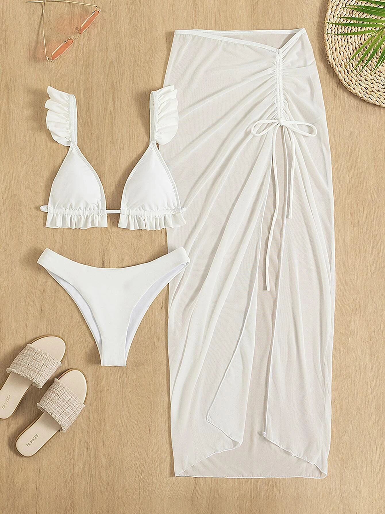 Split Swimsuit Sexy Three-piece Suit Bikini