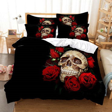 Rose Bedding Suit Polyester Home Textile