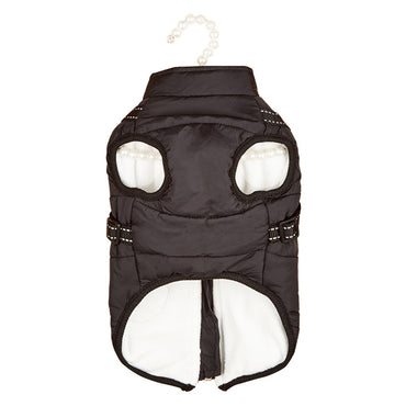 Vêtements rembourrés de coton pour chien chaud pour animaux de compagnie Gallus réfléchissant épaissi doublé de polaire