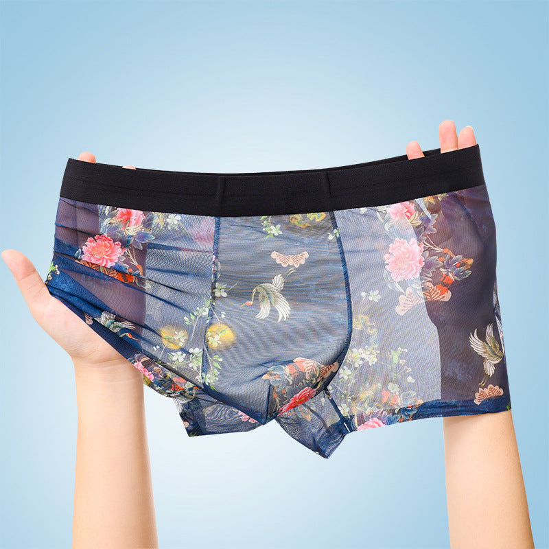 Lightweight Printed Underwear Men's Comfortable And Breathable