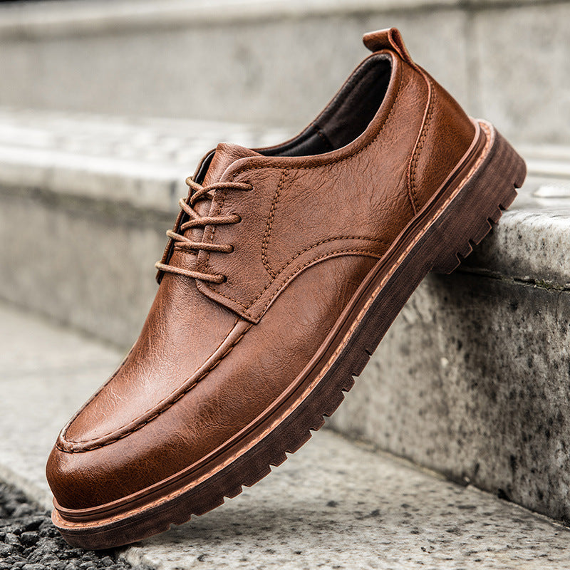 British Tooling Leather Shoes - Casual All-Match - Heritage Collection