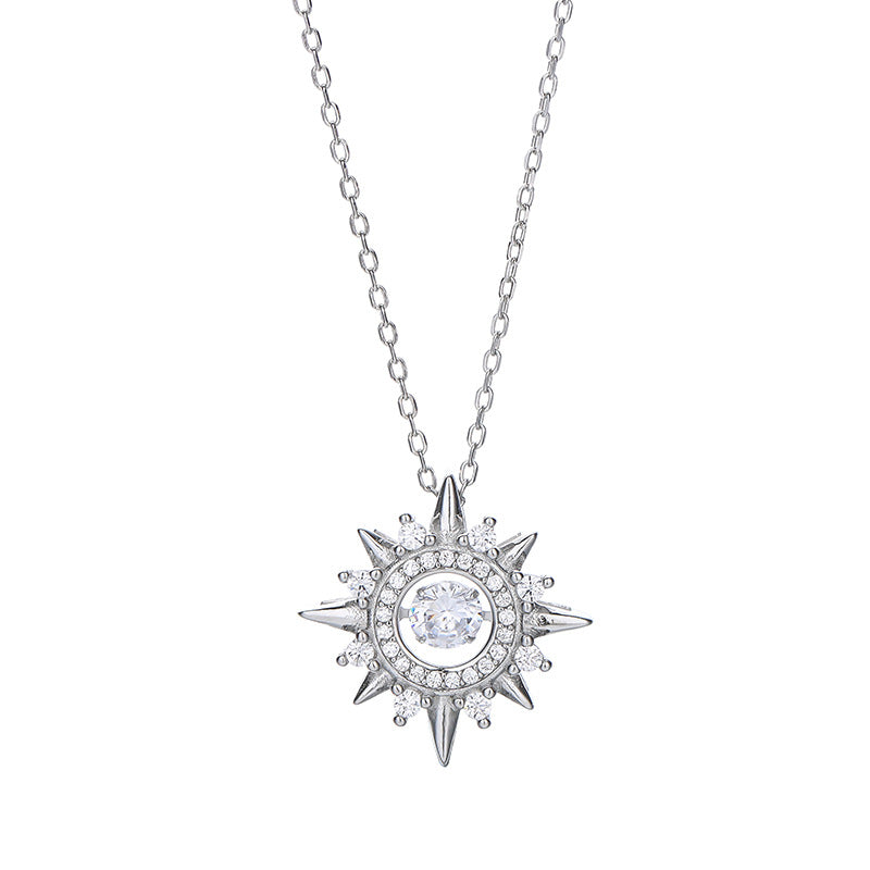 925 Sterling Silver halsband för kvinnor All-match nisch