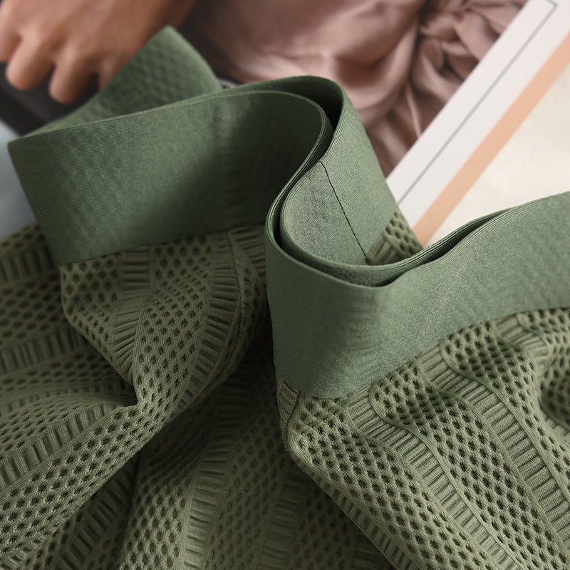 Jacquard Pojkar Enkla Enfärgade Boxershorts