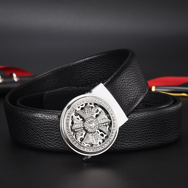 Men's Young Business Comfortable Click Belt - Career Advancement
